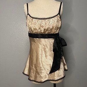Satin and Lace Trim Slip